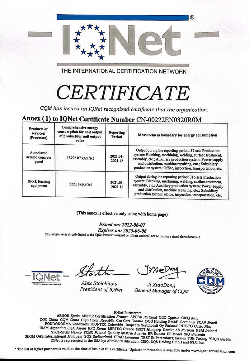 IQNet CERTIFICATE